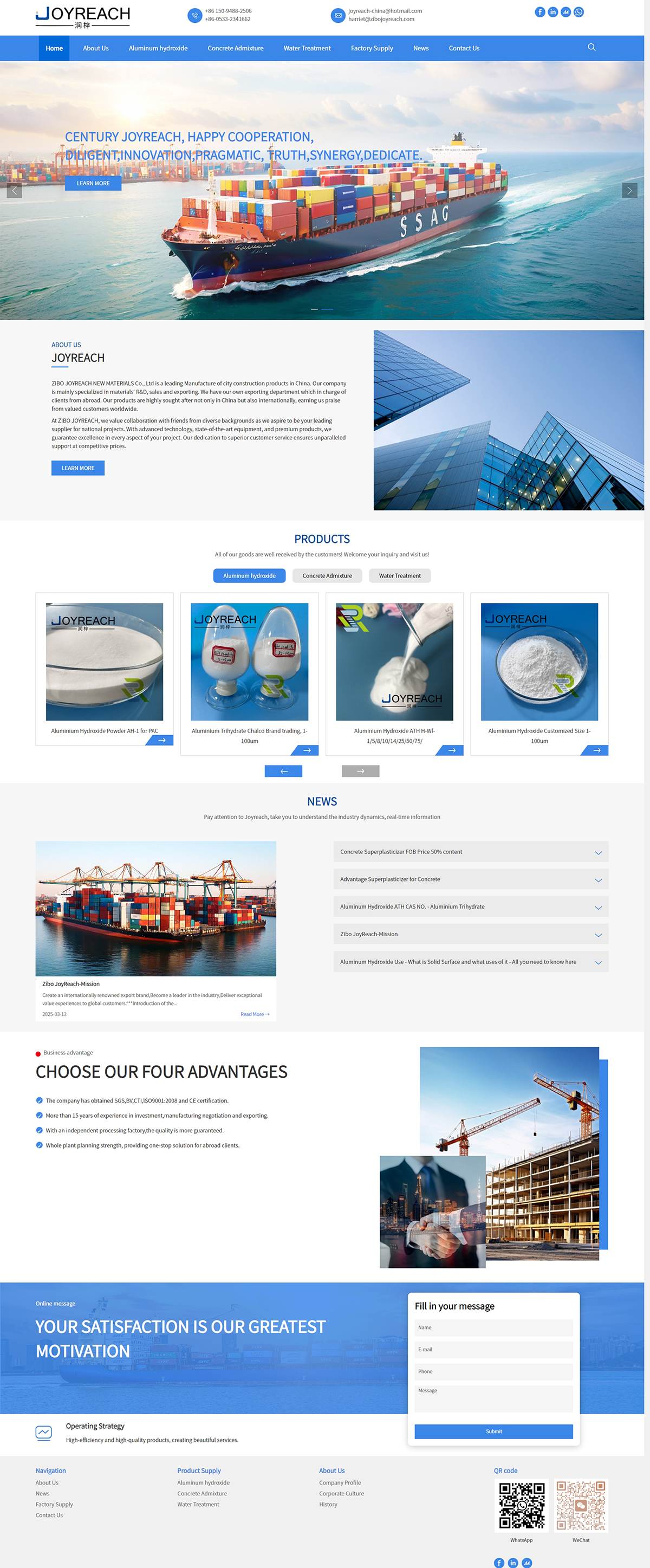 ZIBO JOYREACH NEW MATERIALS Co.
